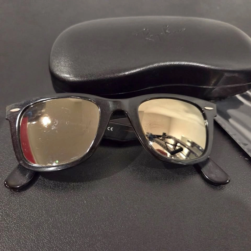 Ray-Ban Black Sunglasses with POLARIZED Lenses