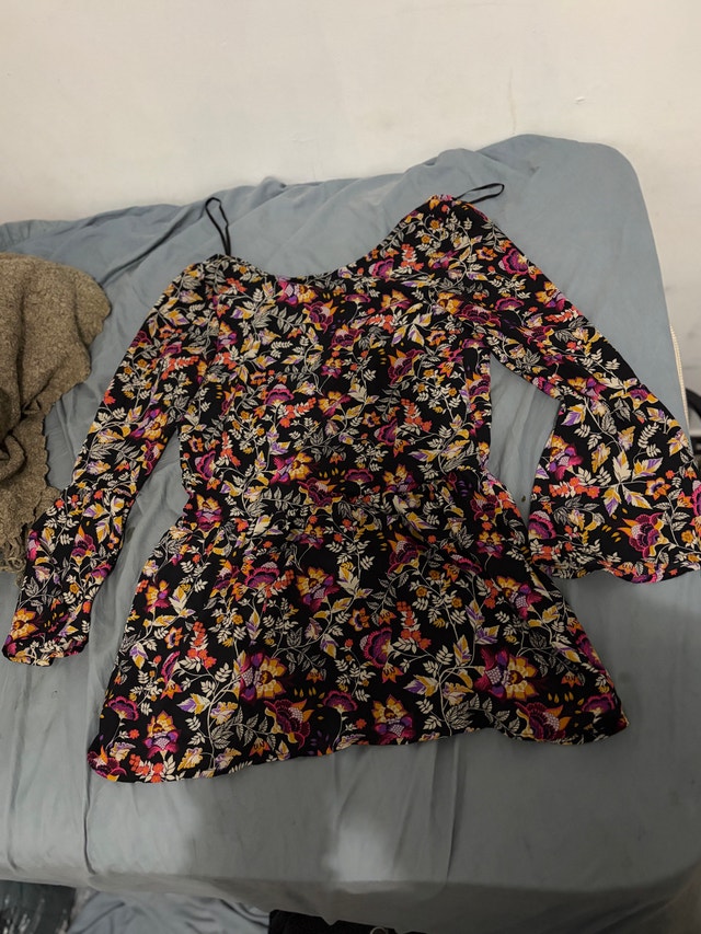H&M Divided Floral Mini Dress – Size EUR 34