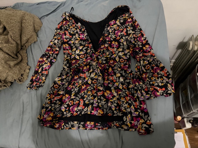 H&M Divided Floral Mini Dress – Size EUR 34 - photo 2