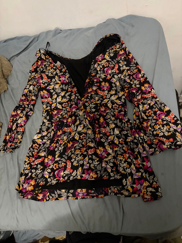 H&M Divided Floral Mini Dress – Size EUR 34 - photo 3