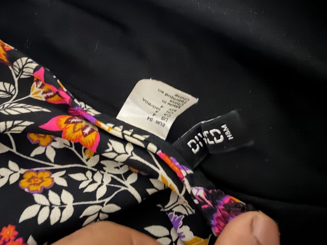 H&M Divided Floral Mini Dress – Size EUR 34 - photo 4