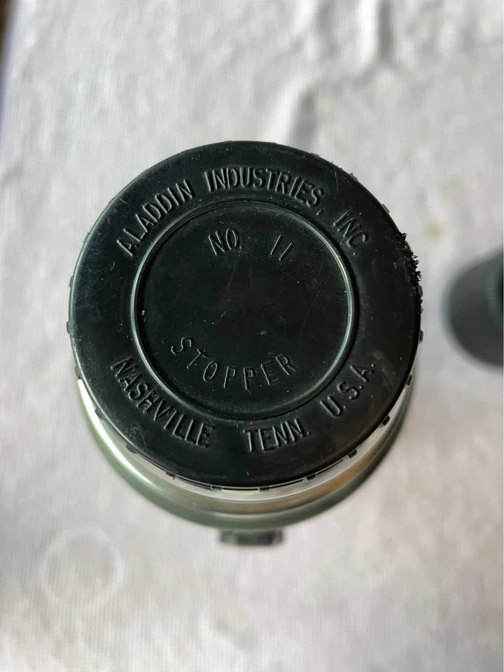 Vintage Aladdin Insulated Thermos Rustic Hammered Gray & Black 1 - photo 4
