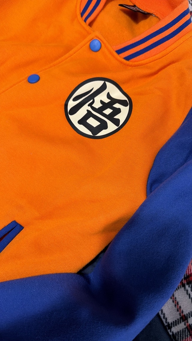 Dragon Ball Z Goku Varsity Bomber Jacket - Small - photo 2