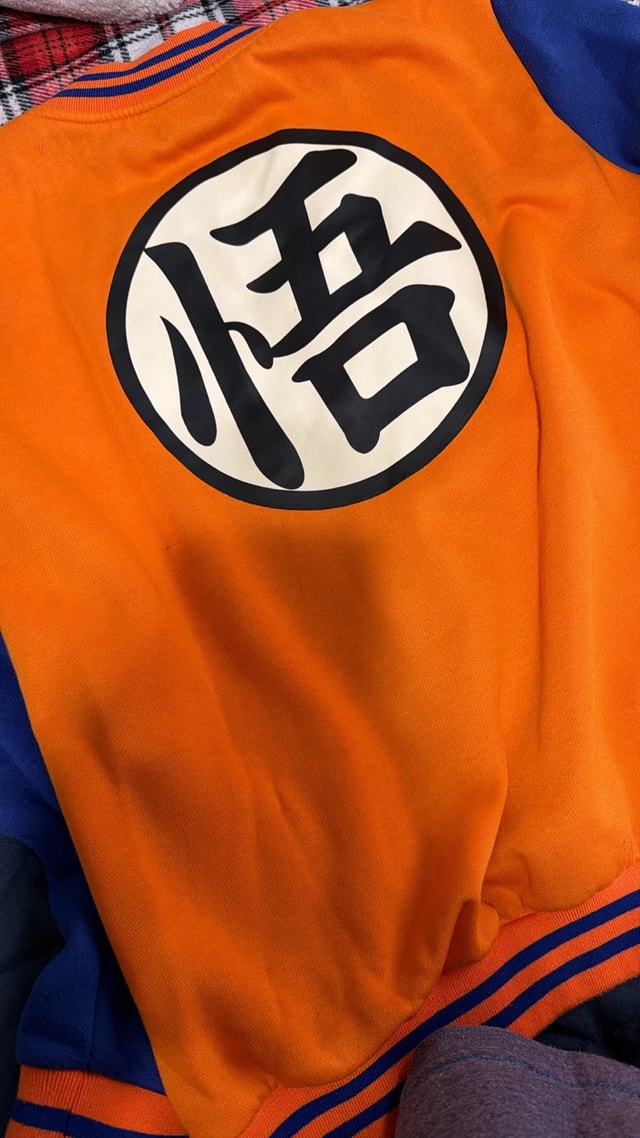 Dragon Ball Z Goku Varsity Bomber Jacket - Small - photo 3