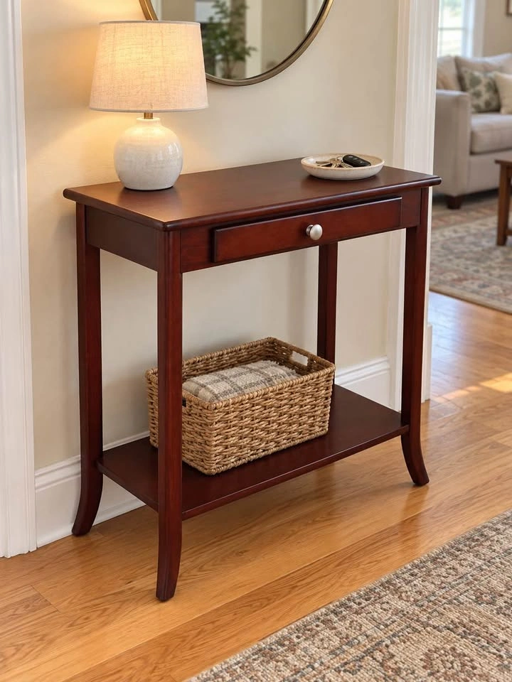 Small Console / Entryway Table with Drawer - photo 3