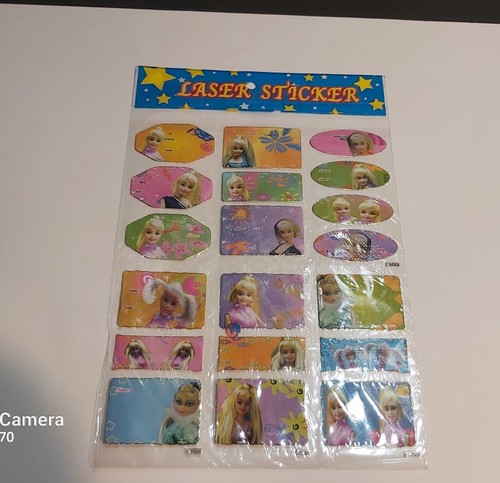 Lot of 20 VINTAGE Barbie STICKERS 3Different sheets - PAT#A-149 - photo 2
