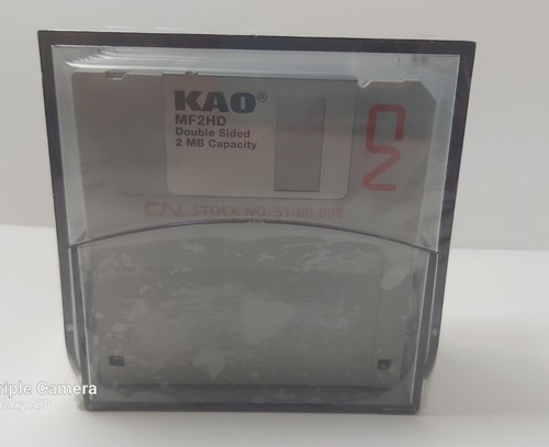 KAO Micro 10 Floppy 3.5" Disks MF2HD 2MB - SEALED