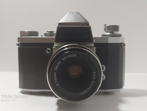 Praktica IV FB 35mm Film SLR Camera Tessar 2.8/50 Carl Zeiss Jen