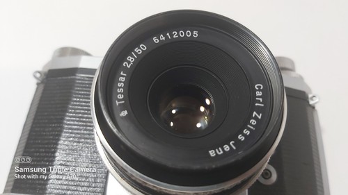 Praktica IV FB 35mm Film SLR Camera Tessar 2.8/50 Carl Zeiss Jen - photo 2
