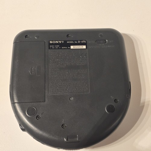 SONY D-475 CD COMPACT DISC PLAYER DISCMAN ESP SHOCK PROTECTION - photo 5