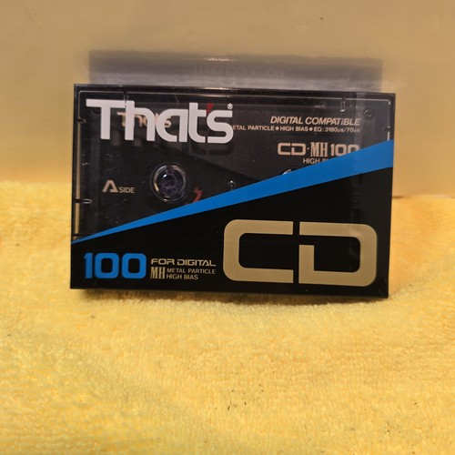 That's CD-IV CD-MH 100 Metal audio cassette blank tape New