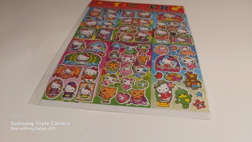 Lot of 20 Hello Kitty Laser Stickers Vintage - photo 2