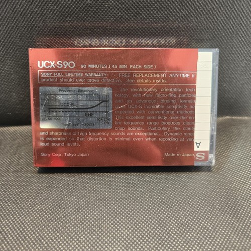 SONY UCX-S 90 VS. II TYPE II BLANK AUDIO CASSETTE TAPE New - photo 2