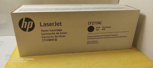 HP Black LaserJet Pro M102 M130 Genuine Toner Cartridge CF217A
