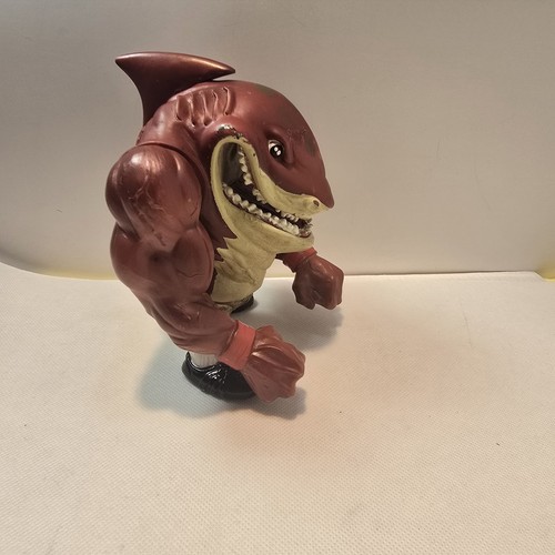 Vintage 1994 Mattel Street Sharks Big Slammu Action Figure - photo 2