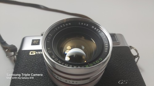 Yashica Electro 35 GS Silver Rangefinder 35mm Film Camera - photo 2