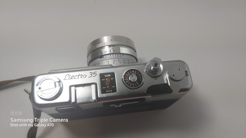 Yashica Electro 35 GS Silver Rangefinder 35mm Film Camera - photo 3