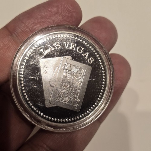 Las Vegas Black Jack Card Guard in Air-Tight Coin-Tainer - photo 2