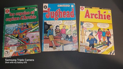 Archie 3 Comics Lot #10, 79, 262 EH Edition (French)