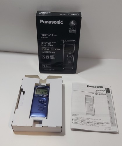Panasonic RR-XS360-A compact IC recorder 4GB - photo 2