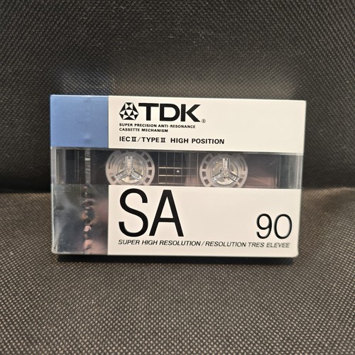 TDK SA 90 Blank Cassette Tape 1988 Japan Super High Resolution T