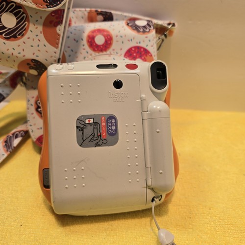 Rare Fujifilm Instant Camera Cheki instax mini 25. Orange With B - photo 2