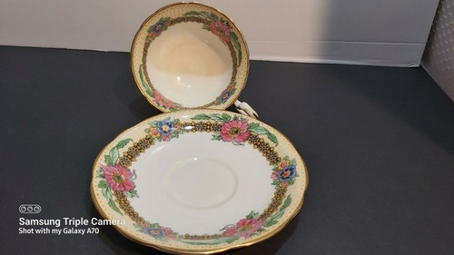 Aynsley Afternoon Tea China Teacups Saucers Trios - photo 5