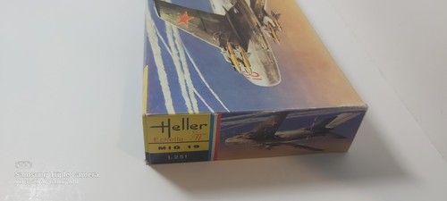 1/72 Scale Heller, Russian Mig 19 Jet Airplane Model Kit - photo 3