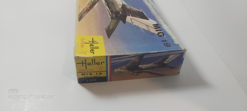 1/72 Scale Heller, Russian Mig 19 Jet Airplane Model Kit - photo 5