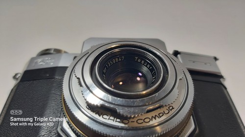 Vintage Zeiss Ikon 35mm Contaflex Carl Zeiss Tessar 45mm Lens - photo 5