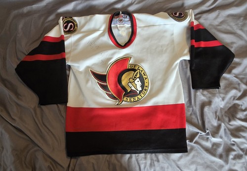Signed Vintage 1990's CCM Ottawa Senators Hockey Jersey