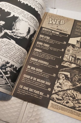 WEB OF HORROR #1 Dec. 1969 Major Magazines Collector's Edition - photo 3