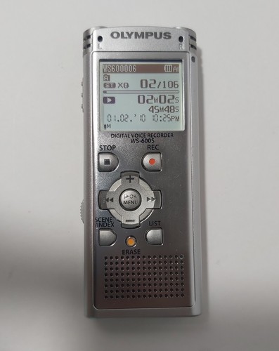 OLYMPUS IEC/JIS LR03 USB DIGITAL VOICE RECORDER . Works.