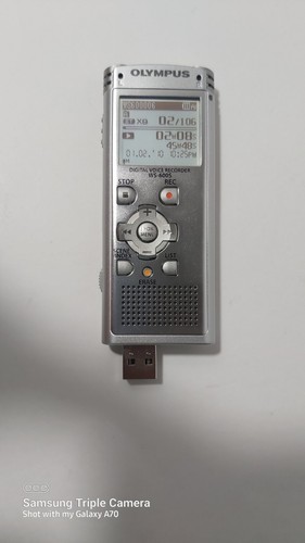 OLYMPUS IEC/JIS LR03 USB DIGITAL VOICE RECORDER . Works. - photo 2