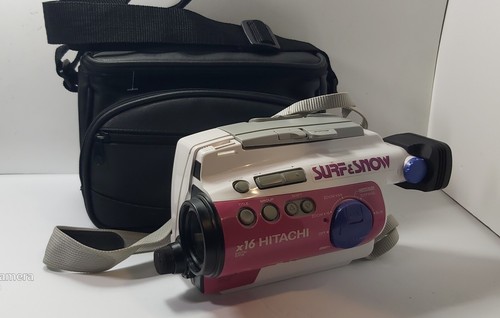 HITACHI VM-SP1E video8 Pink movie camera Rare 8mm Untested - photo 2
