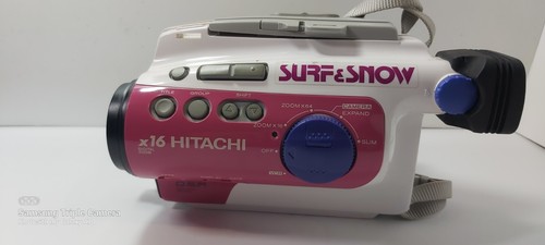 HITACHI VM-SP1E video8 Pink movie camera Rare 8mm Untested - photo 3