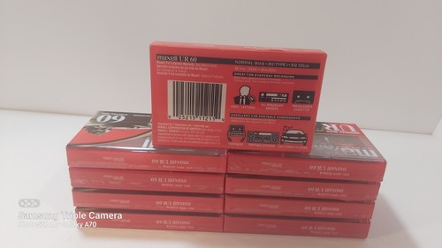 Lot of 9 New Sealed Maxell Normal Bias UR 60 Minute Blank Casset - photo 2