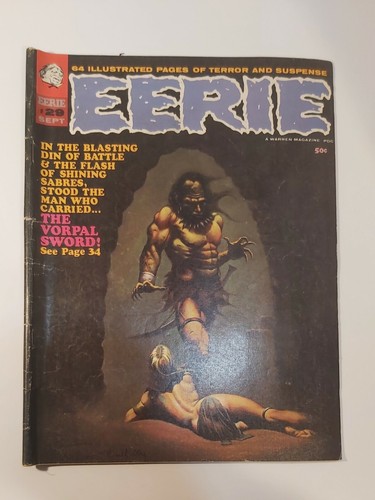 1968 EERIE Magazine #14, #15, #16, #29 Lot of 4 - photo 3