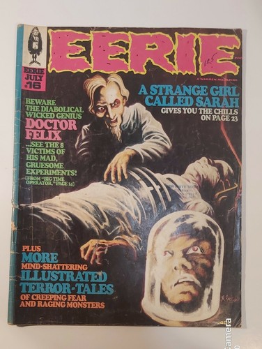 1968 EERIE Magazine #14, #15, #16, #29 Lot of 4 - photo 5