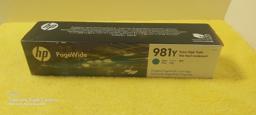 2 Pk Genuine HP 981Y Cyan & Yellow Extra High Yield Ink - photo 2