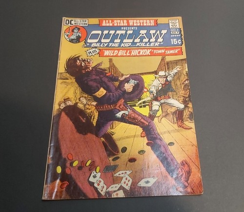 1971 DC Comic Book All Star Western Outlaw # 6 Billy The Kid