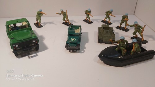 Vintage Dinky, Britain's LTD, Matchbox + 8 Soldiers