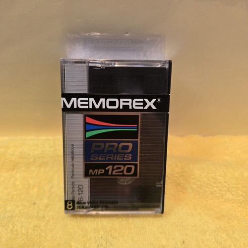 Blank Casstte Tape Memorex MP 120 Pro Series 8mm VTR Camcorder