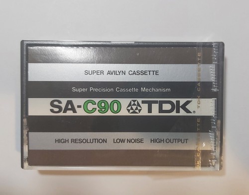 TDK New CASSETTE TAPE SA-C90 Super Alivyn High Resolution