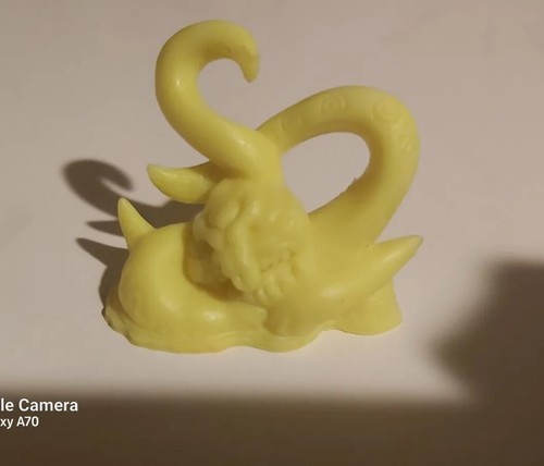 RARE KRAKEN Yellow No11 MONSTER IN MY POCKET - Rubber