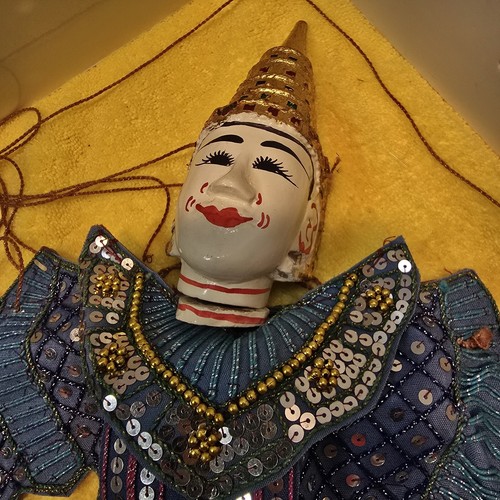 Vintage Thai Marionette String Puppet Wooden Handmade - photo 3
