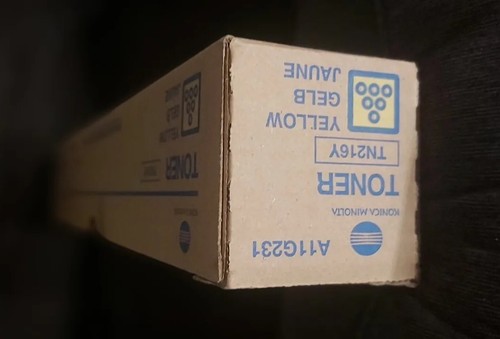 New Genuine Konica Minolta TN216Y Yellow A11G231 Toner - JAPAN