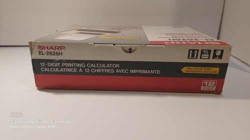 Sharp EL-2626H 12-Digit 2-Color Print Accounting Calculator - photo 5