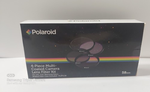 4 NEW Polaroid Multi Coated Camera Lens Filter Kit 58mm