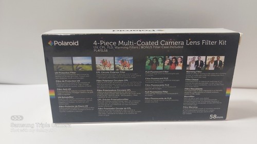 4 NEW Polaroid Multi Coated Camera Lens Filter Kit 58mm - photo 2